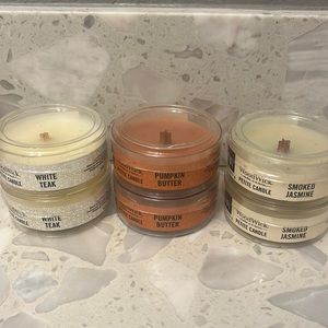 Woodwick petite candle set of 6!